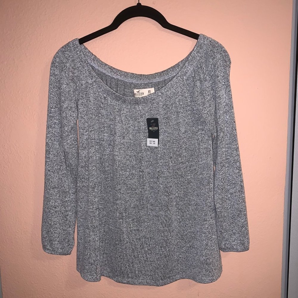 Brand New Hollister Off-The-Shoulder Sweater